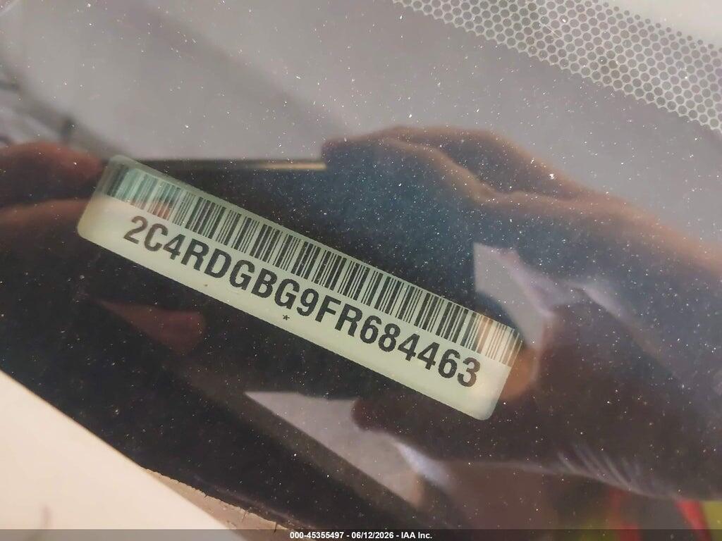 2C4RDGBG9FR684463 2015 DODGE GRAND CARAVAN photo no. 9