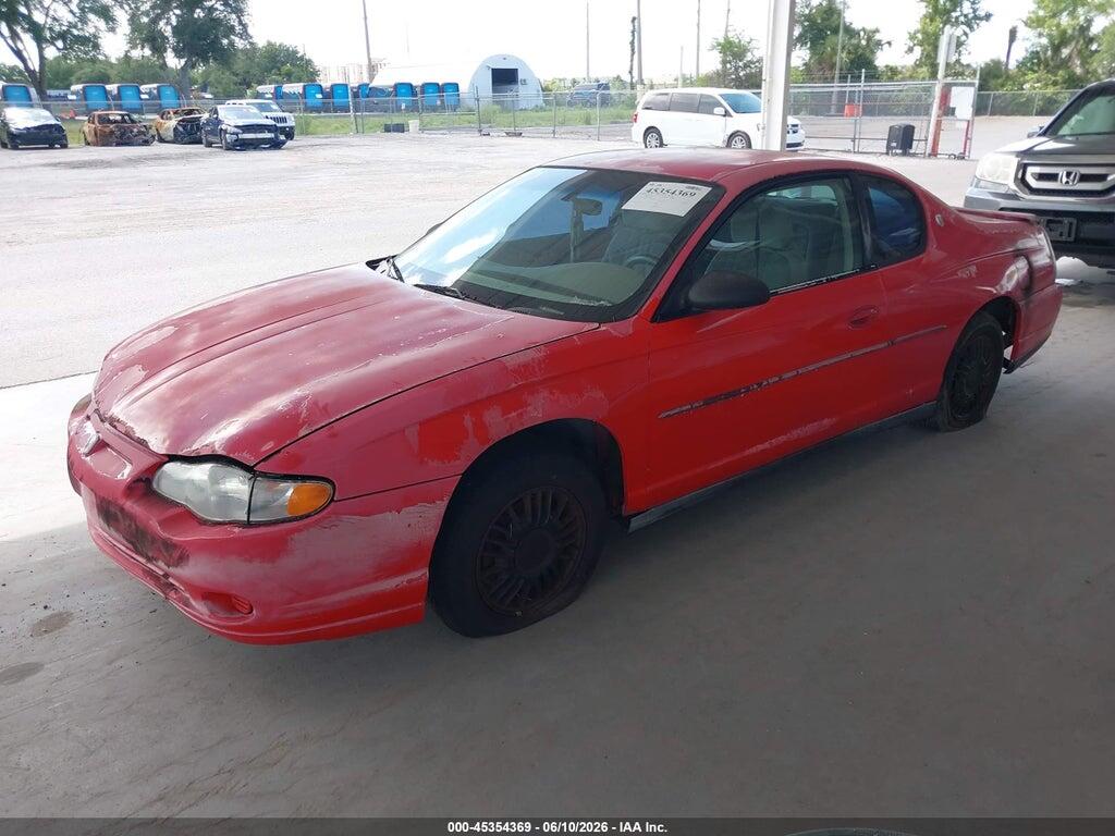 2G1WW12E629130017 2002 CHEVROLET MONTE CARLO photo no. 2