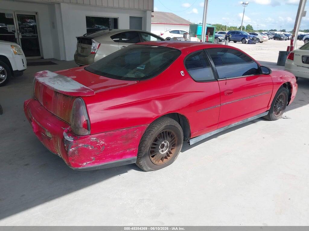2G1WW12E629130017 2002 CHEVROLET MONTE CARLO photo no. 4