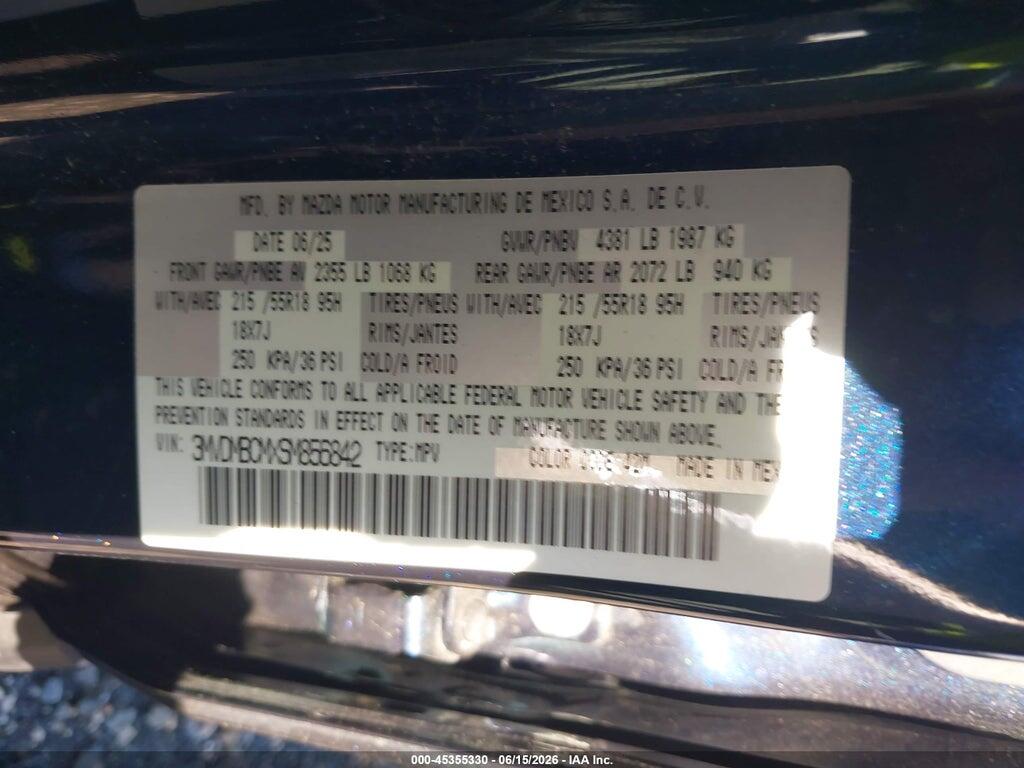 3MVDMBCMXSM856842 2025 MAZDA CX-30 photo no. 9