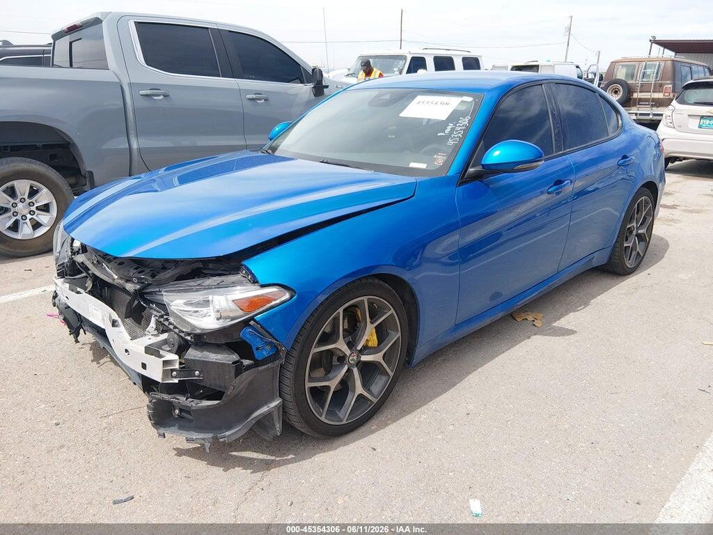 ZARFAECN7J7578414 2018 ALFA ROMEO GIULIA photo no. 2