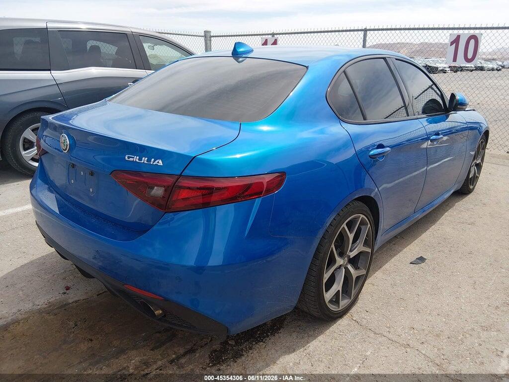 ZARFAECN7J7578414 2018 ALFA ROMEO GIULIA photo no. 4