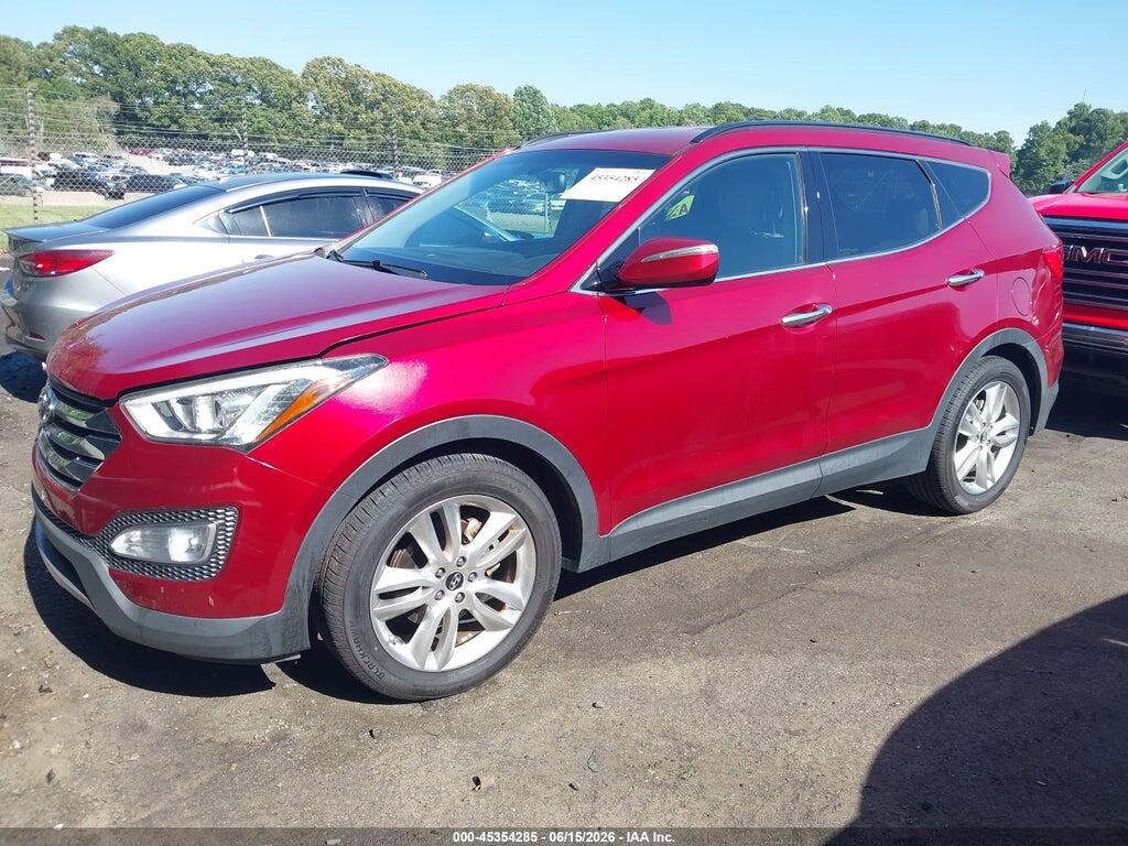 5XYZU3LA2DG105835 2013 HYUNDAI SANTA FE photo no. 2