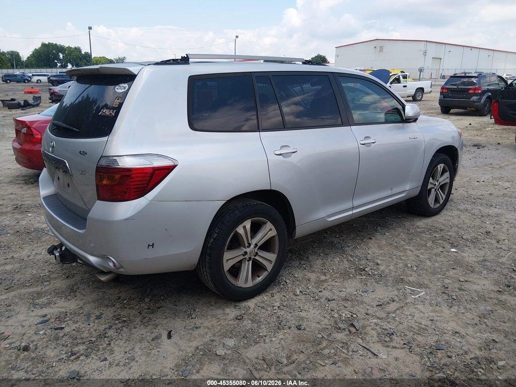 JTEDS43A082028772 2008 TOYOTA HIGHLANDER photo no. 4