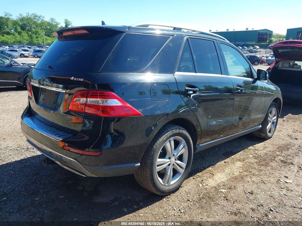 4JGDA5HB9EA390840 2014 MERCEDES-BENZ ML 350 photo no. 4
