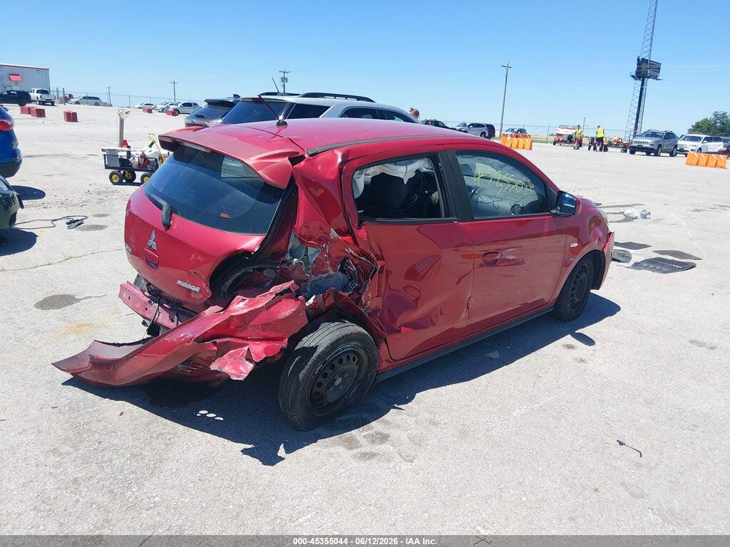 ML32A3HJXHH020969 2017 MITSUBISHI MIRAGE photo no. 4