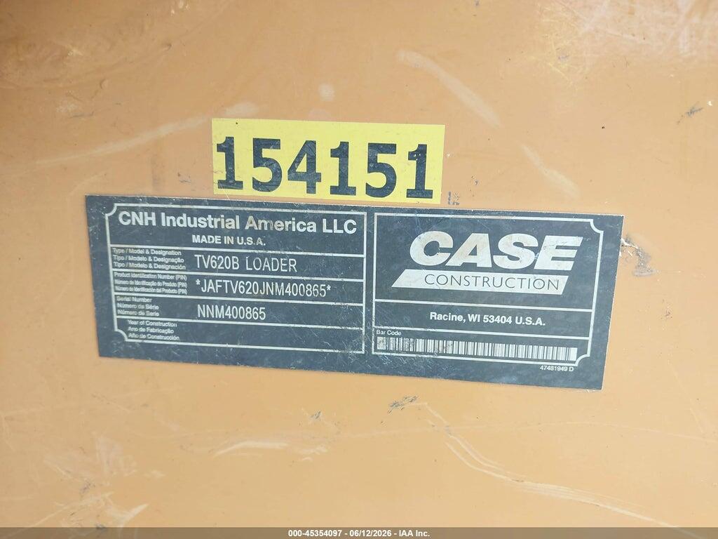JAFTV620JNM400865 2023 CASE TV620B photo no. 9