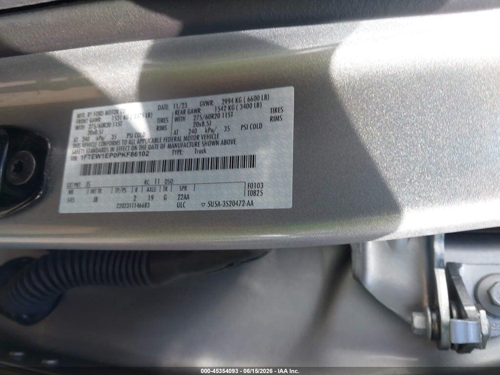 1FTEW1EP0PKF86102 2023 FORD F-150 photo no. 9