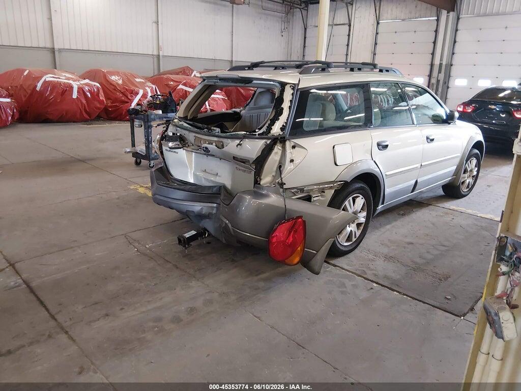 4S4BP61C657360366 2005 SUBARU OUTBACK photo no. 4