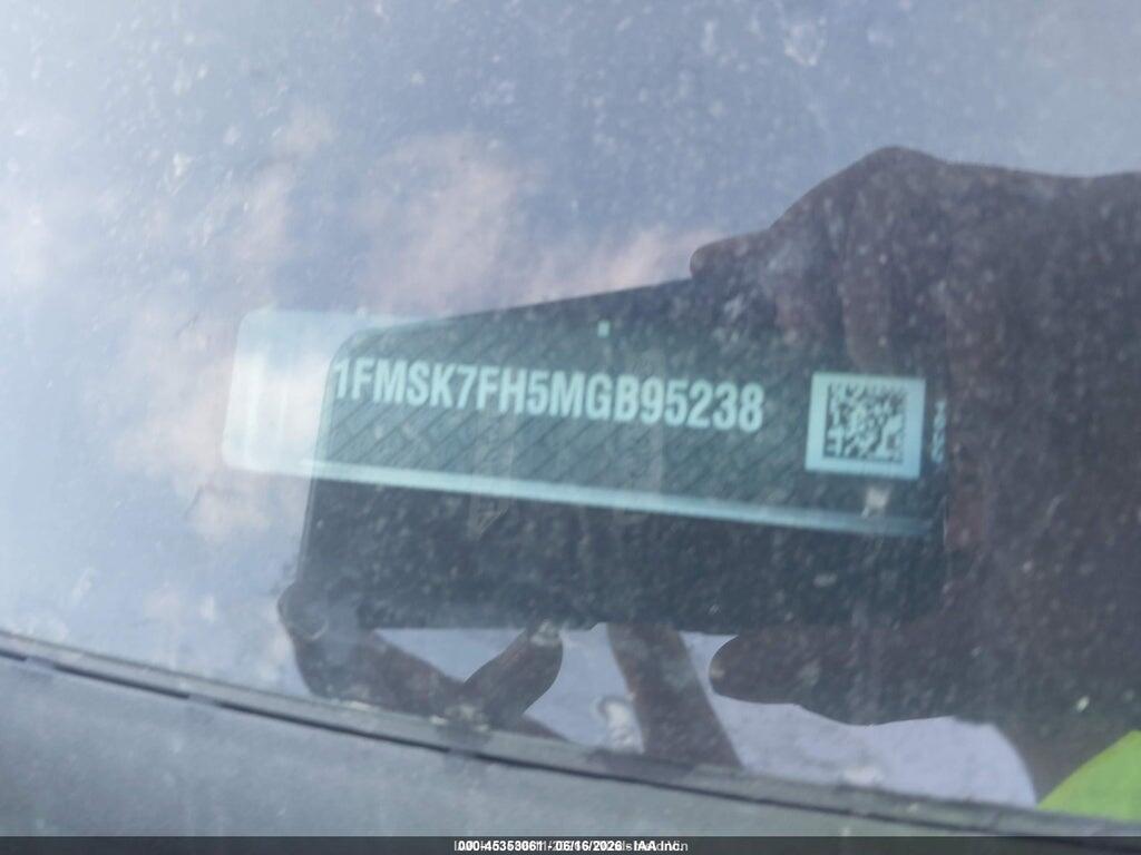 1FMSK7FH5MGB95238 2021 FORD EXPLORER photo no. 9