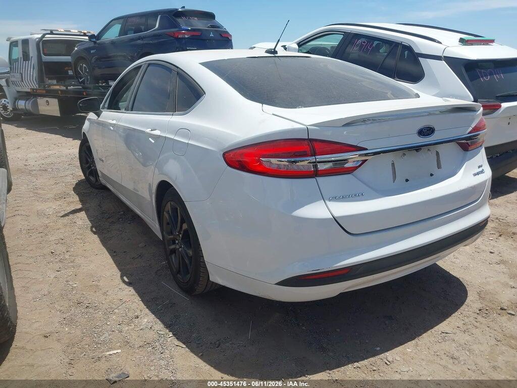 3FA6P0LU6JR132689 2018 FORD FUSION HYBRID photo no. 3