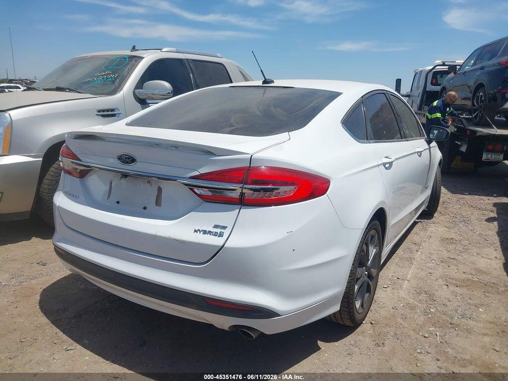 3FA6P0LU6JR132689 2018 FORD FUSION HYBRID photo no. 4