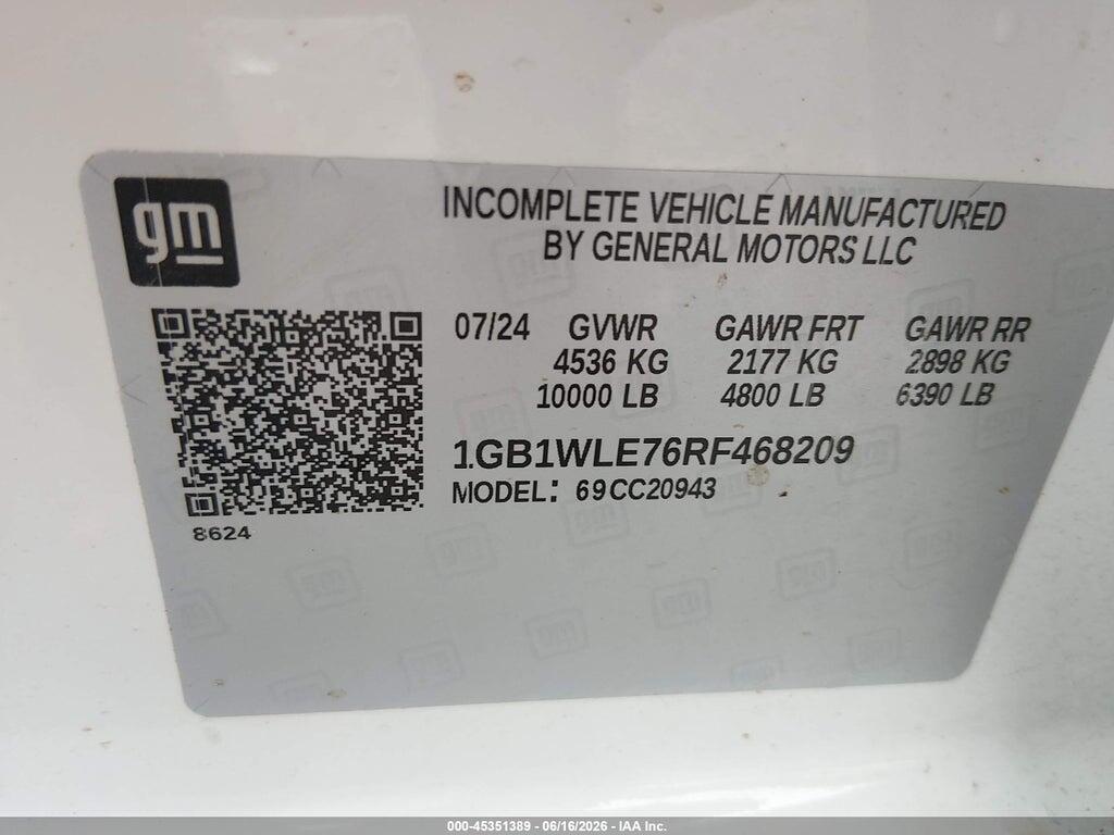 1GB1WLE76RF468209 2024 CHEVROLET SILVERADO 2500HD photo no. 9