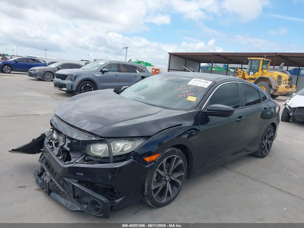 2HGFC2F82KH504706 2019 HONDA CIVIC photo no. 2