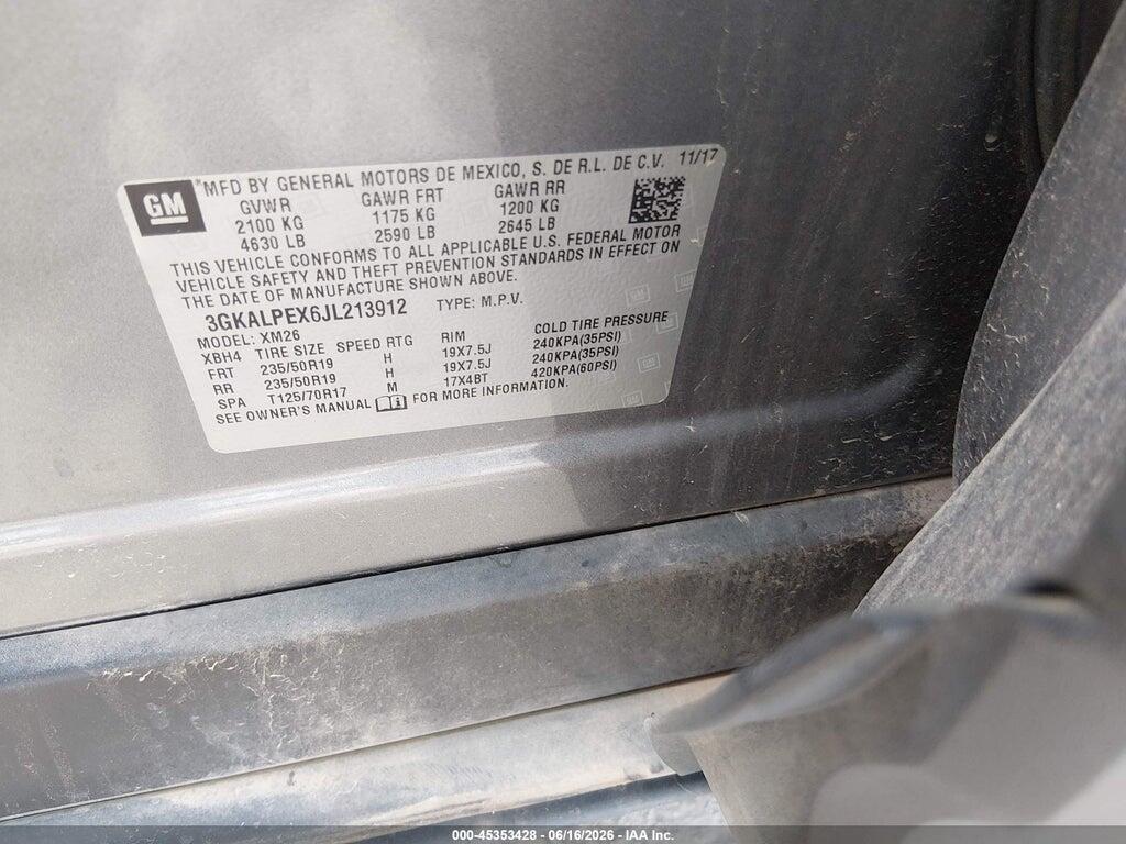 3GKALPEX6JL213912 2018 GMC TERRAIN photo no. 9