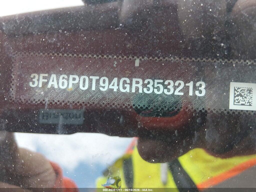 3FA6P0T94GR353213 2016 FORD FUSION photo no. 9