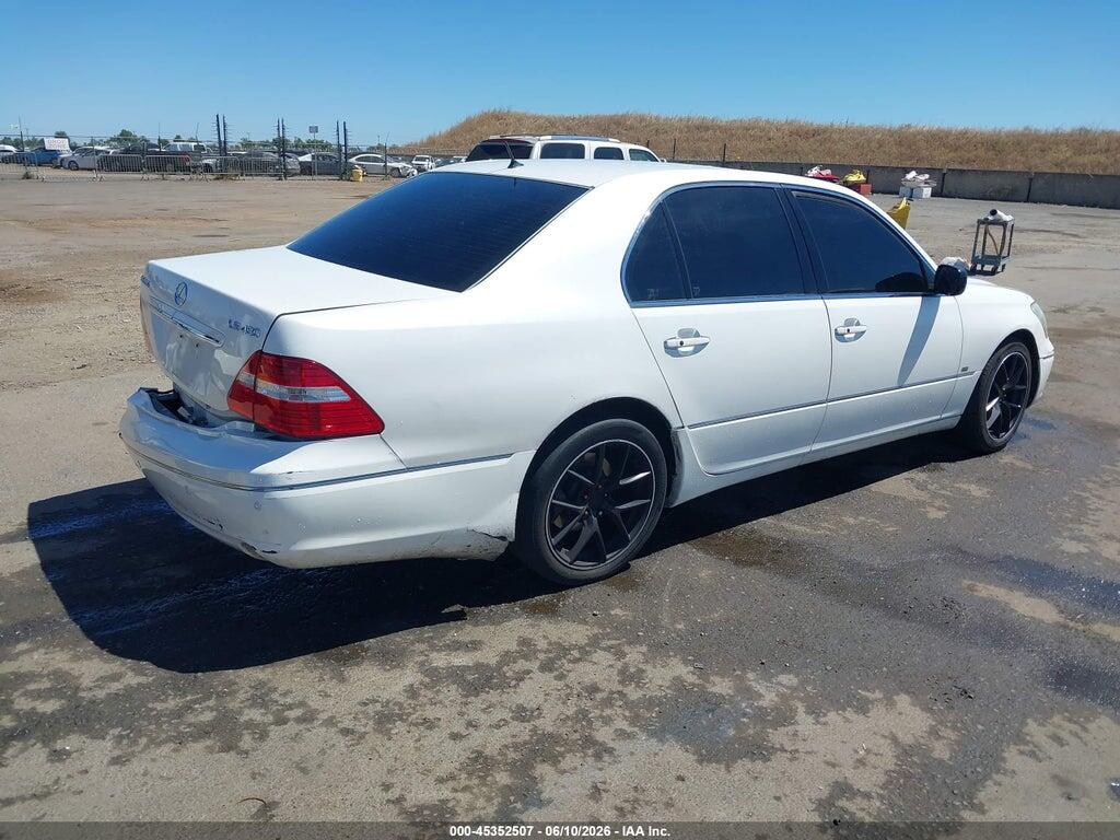 JTHBN36F740127128 2004 LEXUS LS 430 photo no. 4