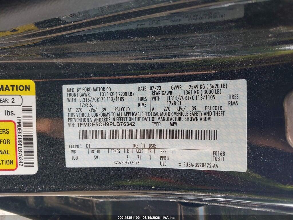1FMDE5CH9PLB76342 2023 FORD BRONCO photo no. 9