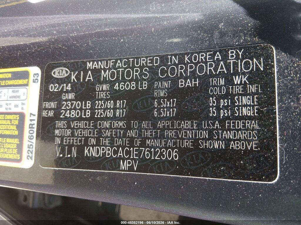 KNDPBCAC1E7612306 2014 KIA SPORTAGE photo no. 9