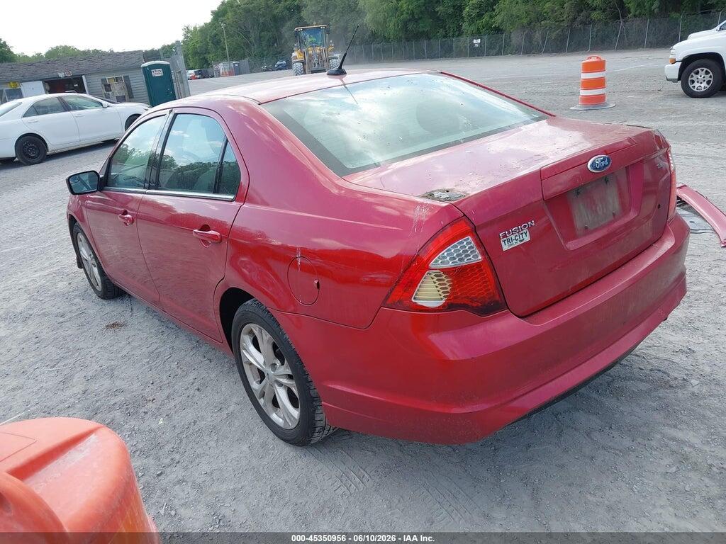 3FAHP0HA1CR242771 2012 FORD FUSION photo no. 3