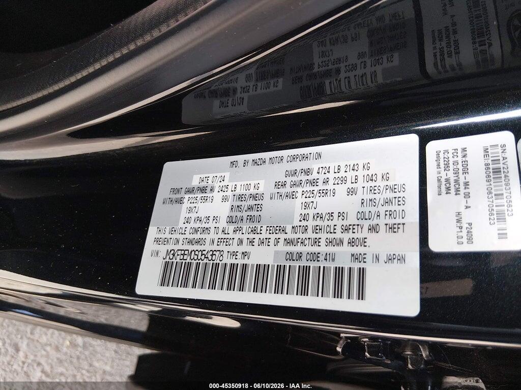 JM3KFBEM0S0543678 2025 MAZDA CX-5 photo no. 9