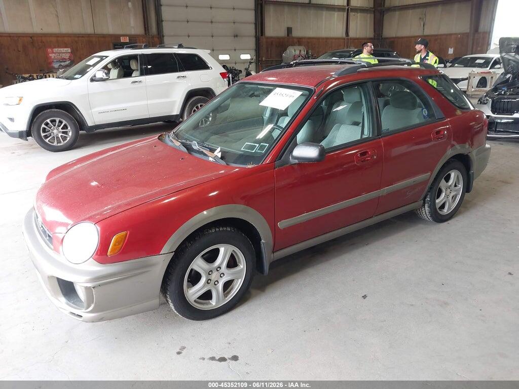 JF1GG68562H804892 2002 SUBARU IMPREZA OUTBACK SPORT photo no. 2