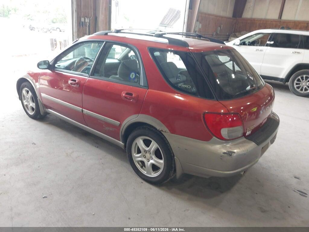 JF1GG68562H804892 2002 SUBARU IMPREZA OUTBACK SPORT photo no. 3