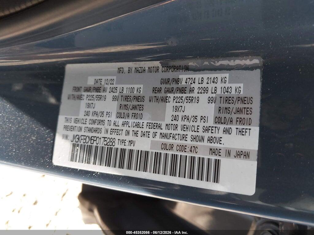 JM3KFBCM6P0175288 2023 MAZDA CX-5 photo no. 9