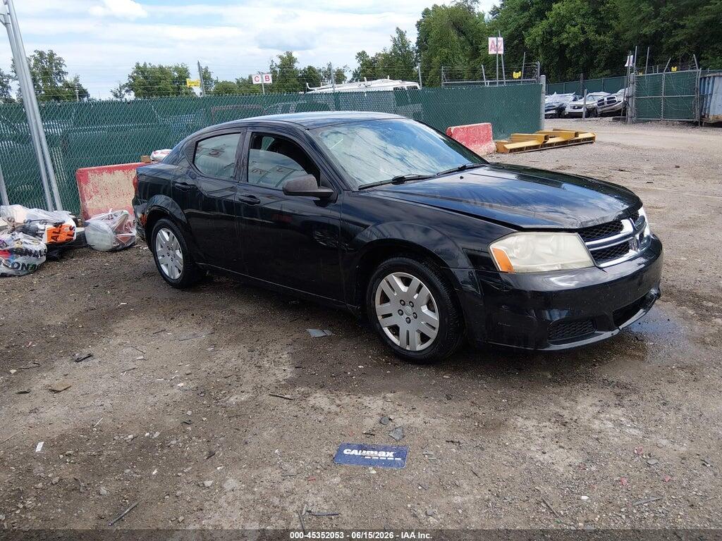 1C3CDZABXCN122740 2012 DODGE AVENGER photo no. 1