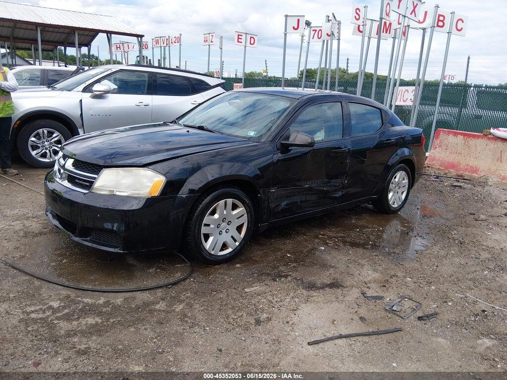 1C3CDZABXCN122740 2012 DODGE AVENGER photo no. 2