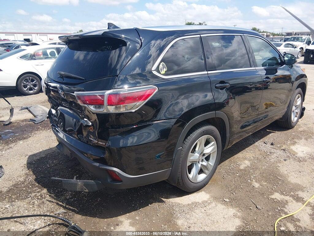 5TDDKRFH3FS085385 2015 TOYOTA HIGHLANDER photo no. 4