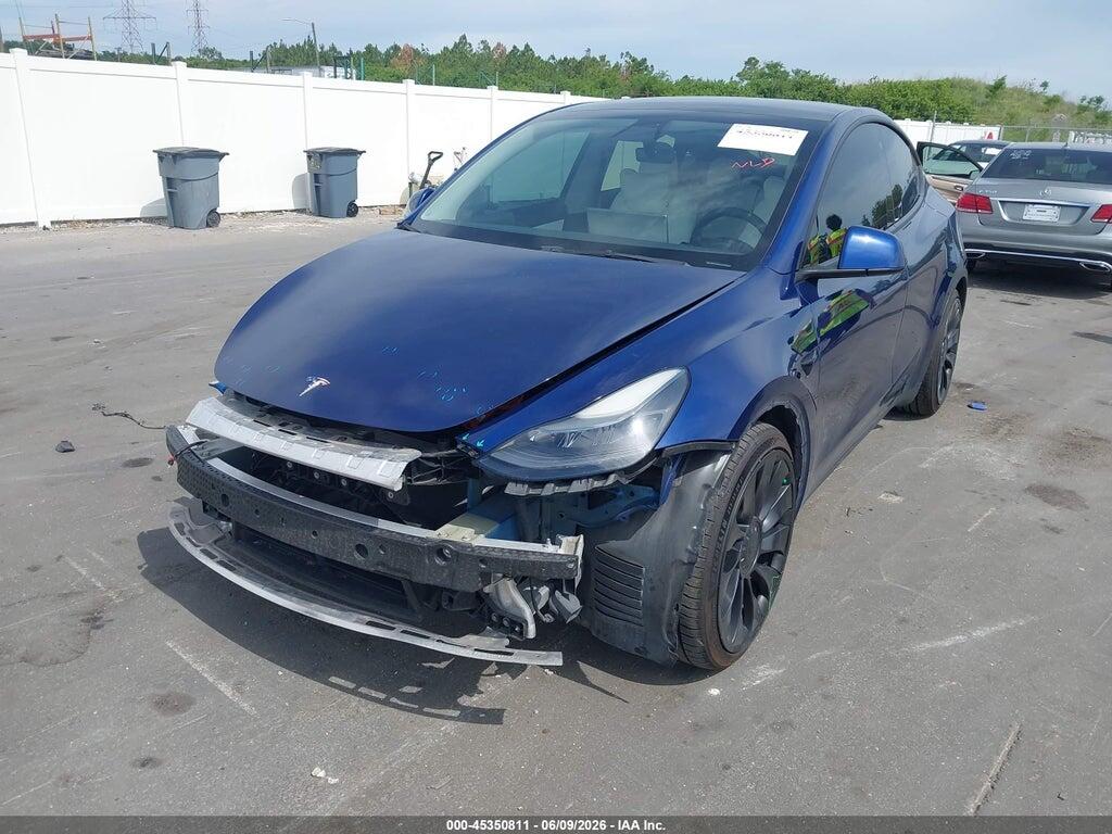 7SAYGDEF9NF441995 2022 TESLA MODEL Y photo no. 2