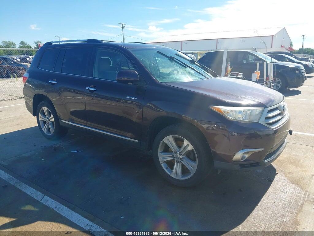 5TDDK3EH2DS231710 2013 TOYOTA HIGHLANDER photo no. 1