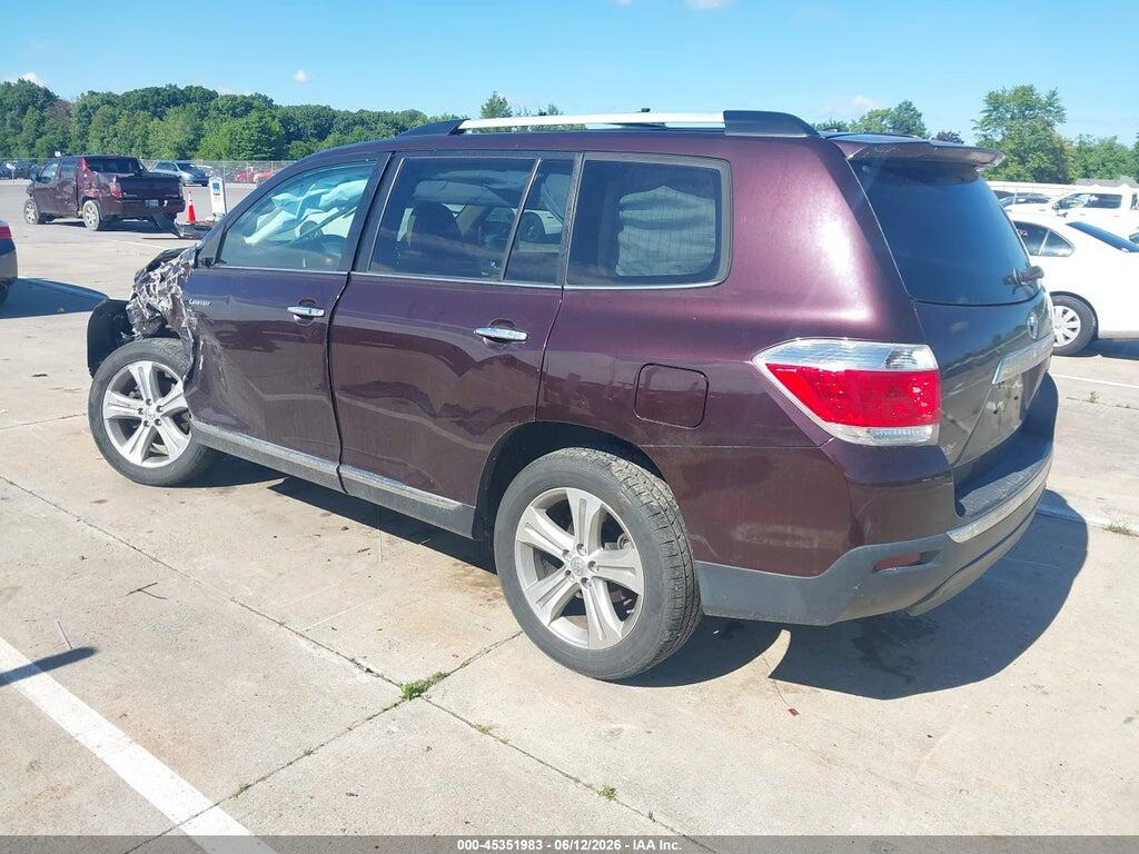 5TDDK3EH2DS231710 2013 TOYOTA HIGHLANDER photo no. 3