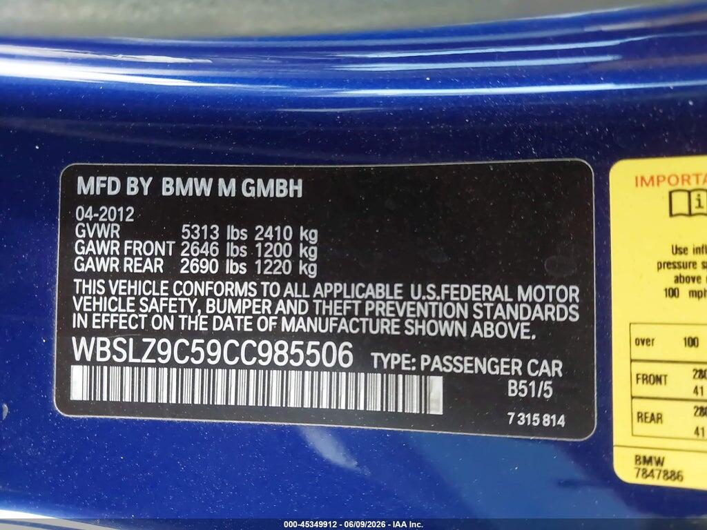 WBSLZ9C59CC985506 2012 BMW M6 photo no. 9