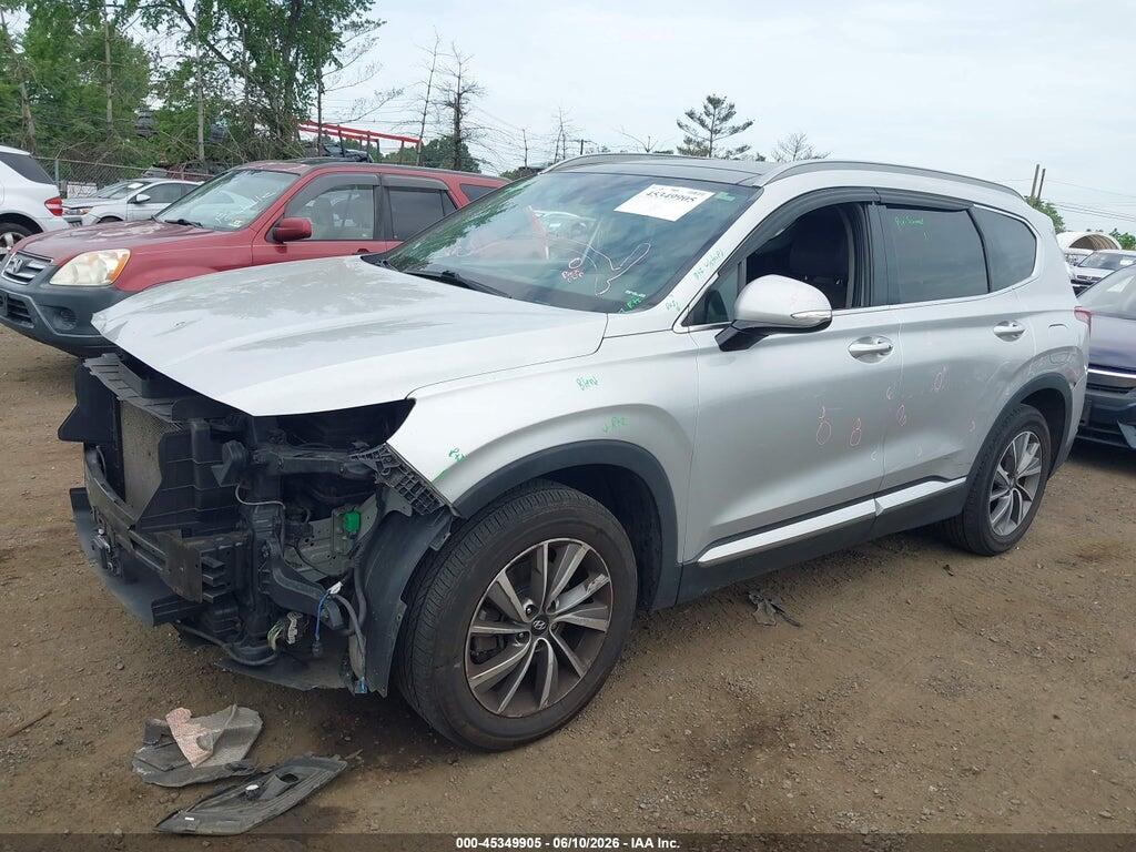 5NMS53AD5KH034578 2019 HYUNDAI SANTA FE photo no. 2