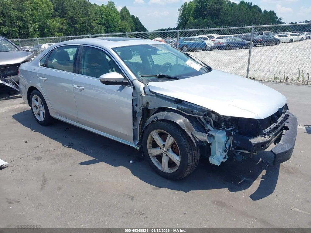 1VWBH7A39CC050253 2012 VOLKSWAGEN PASSAT photo no. 1