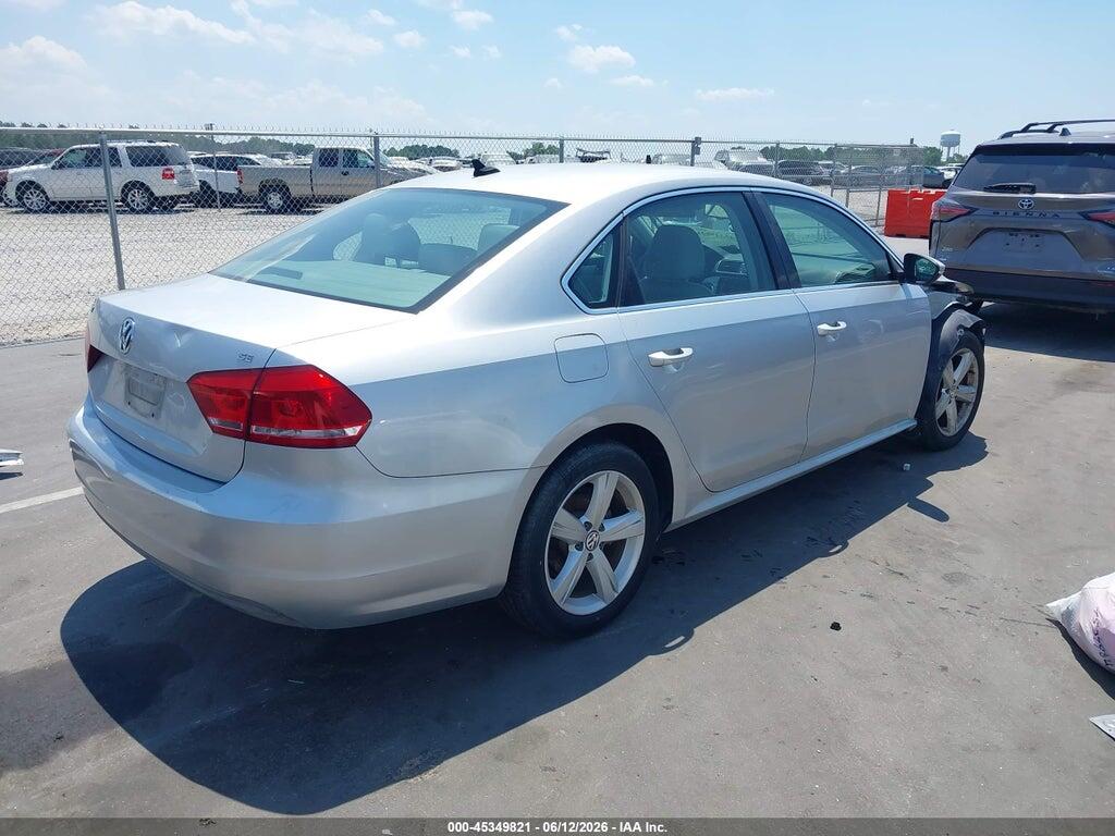 1VWBH7A39CC050253 2012 VOLKSWAGEN PASSAT photo no. 4