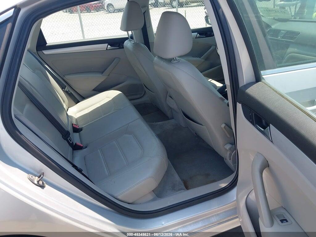 1VWBH7A39CC050253 2012 VOLKSWAGEN PASSAT photo no. 8