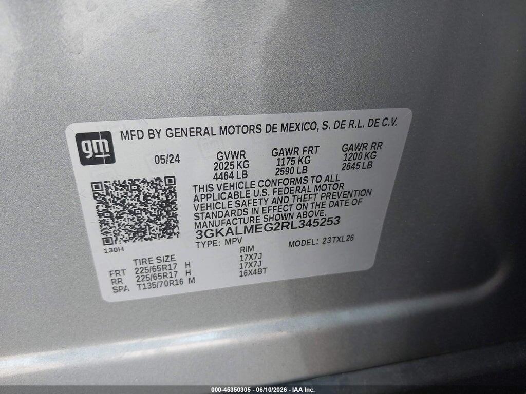 3GKALMEG2RL345253 2024 GMC TERRAIN photo no. 9
