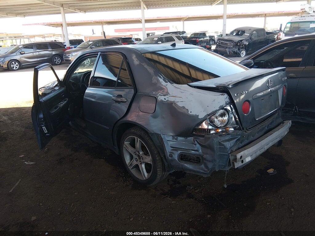 JTHBD192840088873 2004 LEXUS IS 300 photo no. 3