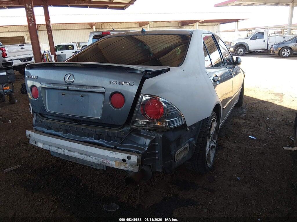 JTHBD192840088873 2004 LEXUS IS 300 photo no. 4