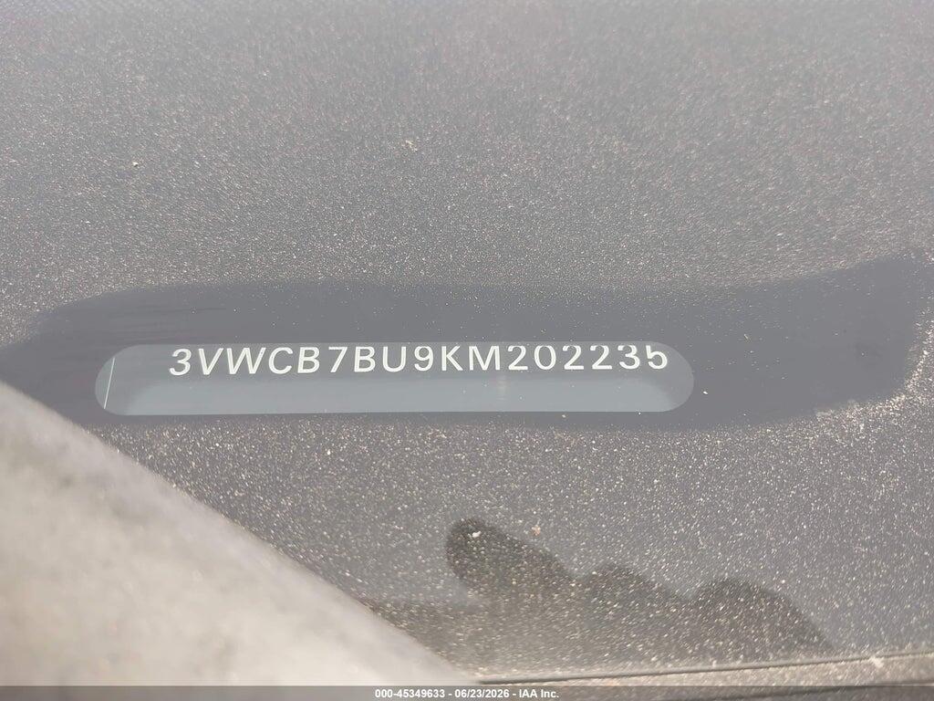 3VWCB7BU9KM202235 2019 VOLKSWAGEN JETTA photo no. 9