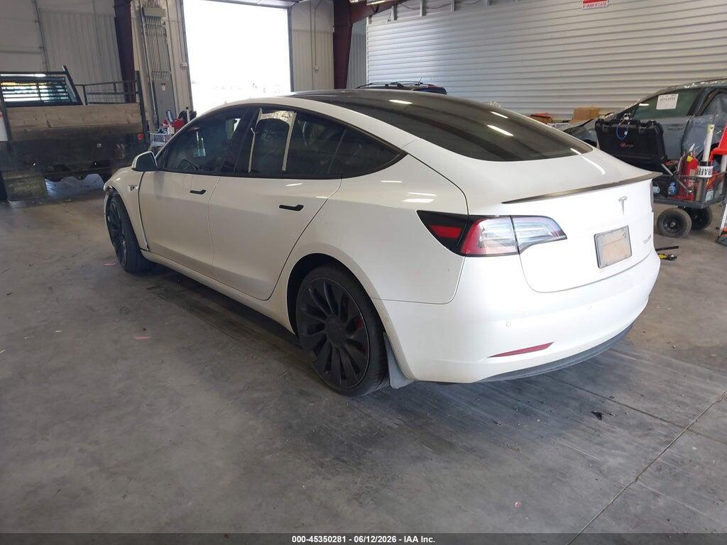 5YJ3E1EC2NF312563 2022 TESLA MODEL 3 photo no. 3