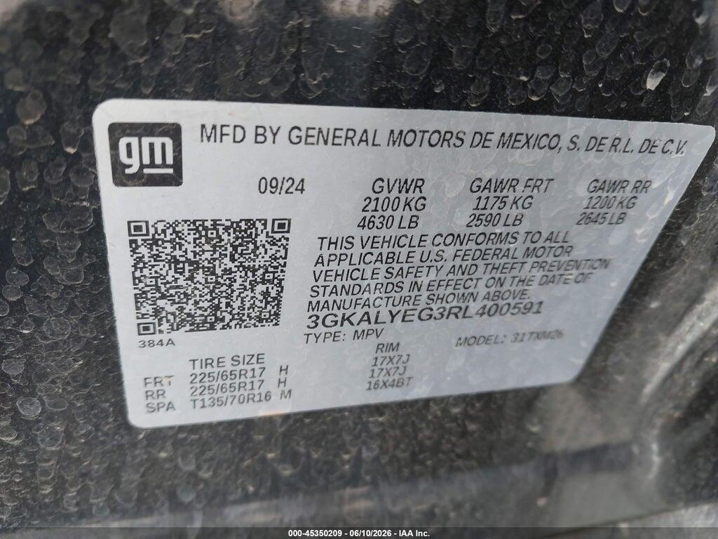 3GKALYEG3RL400591 2024 GMC TERRAIN photo no. 9