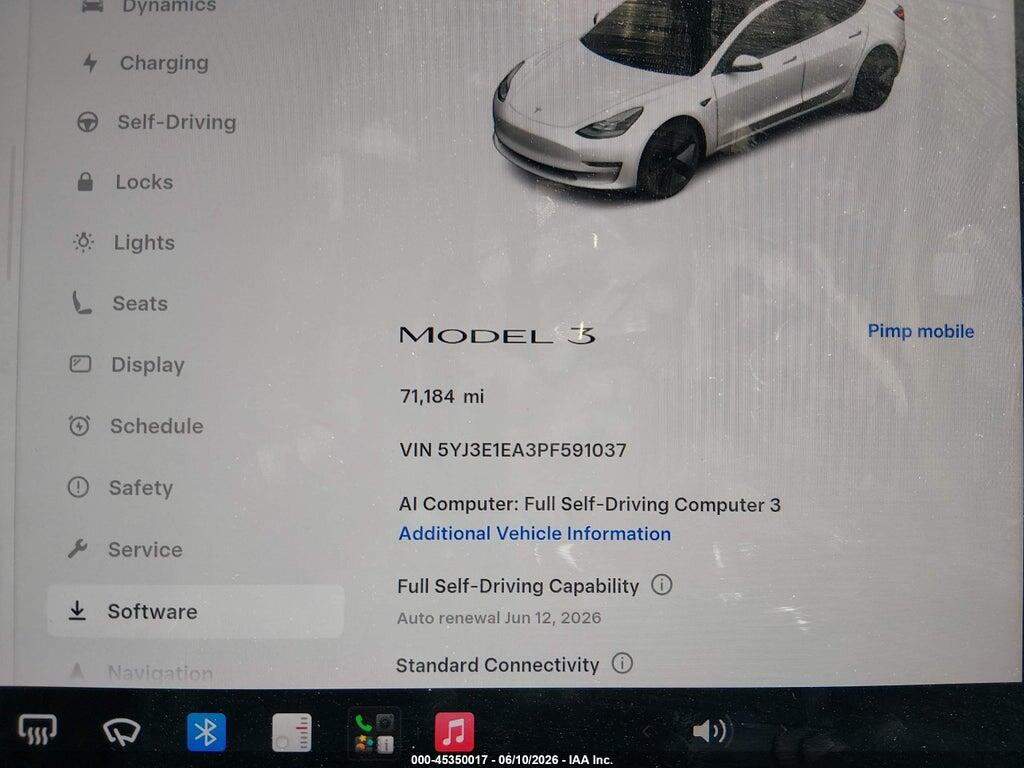 5YJ3E1EA3PF591037 2023 TESLA MODEL 3 photo no. 7