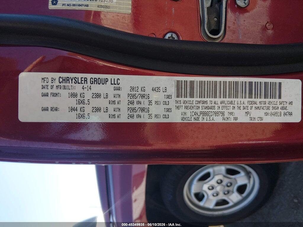 1C4NJPBB6ED789796 2014 JEEP PATRIOT photo no. 9