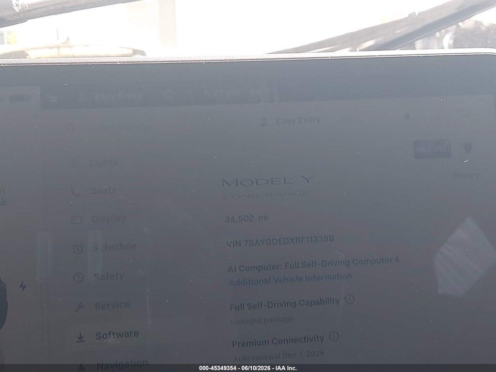 7SAYGDEDXRF113389 2024 TESLA MODEL Y photo no. 7
