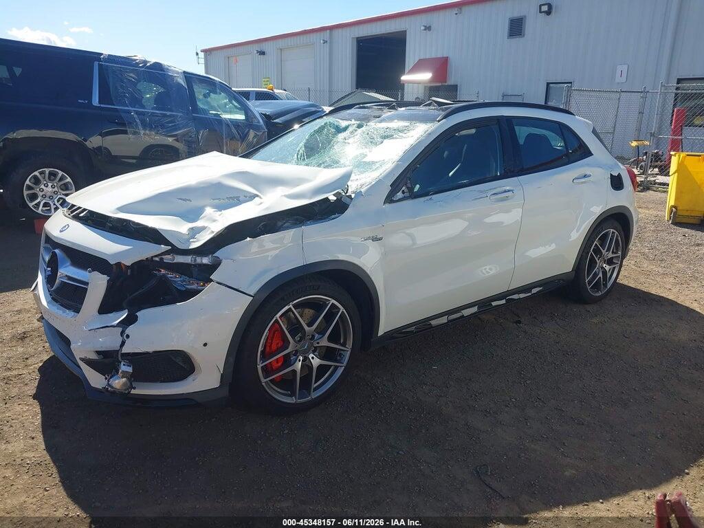 WDDTG5CB5FJ142954 2015 MERCEDES-BENZ GLA 45 AMG photo no. 2