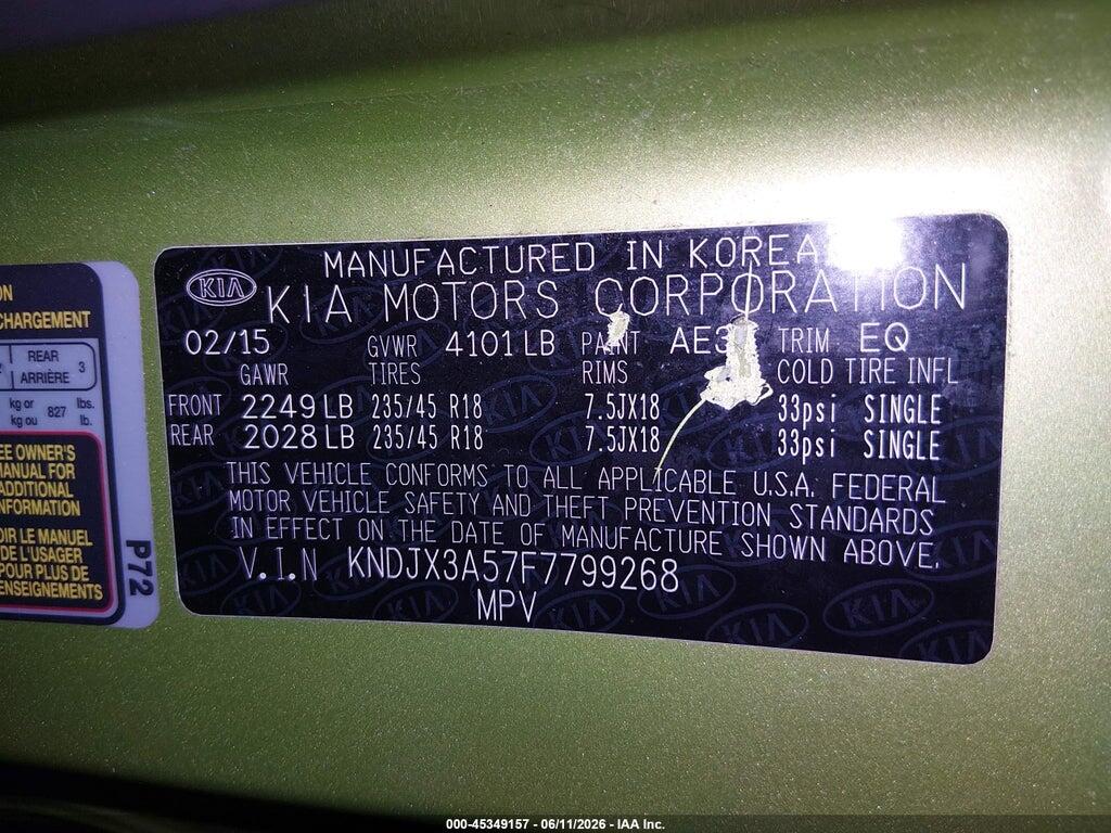 KNDJX3A57F7799268 2015 KIA SOUL photo no. 9